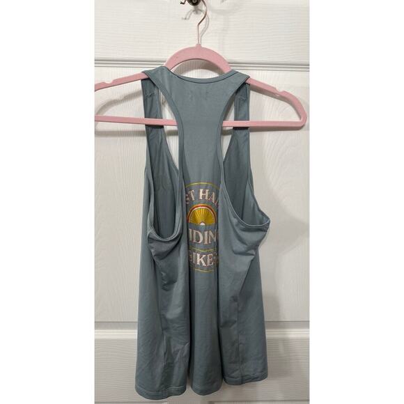Pearl Izumi Women's Midland Graphic UPF Fast-Drying Tank in Dawn Grey Happy, L - Picture 8 of 9